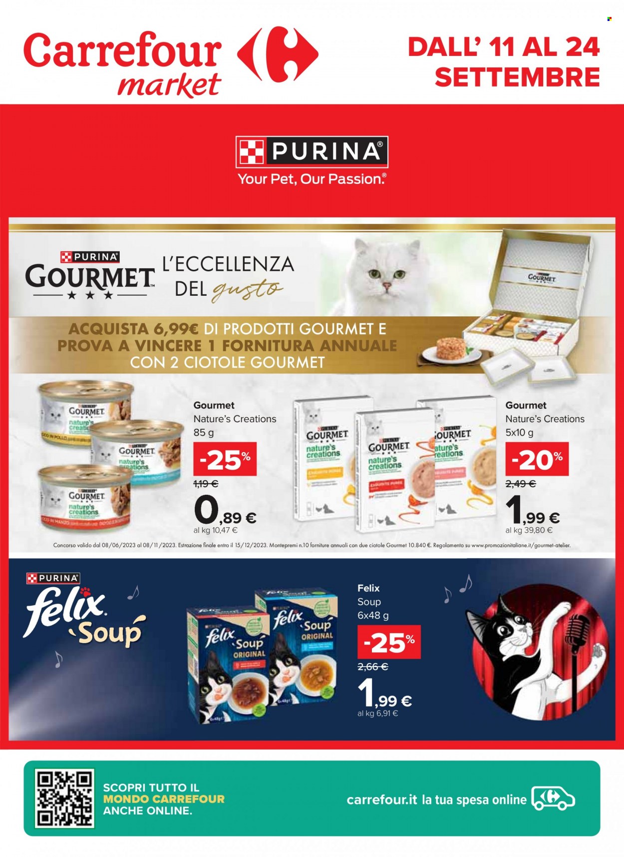 Volantino Carrefour - 11/9/2023 - 24/9/2023. Pagina 1