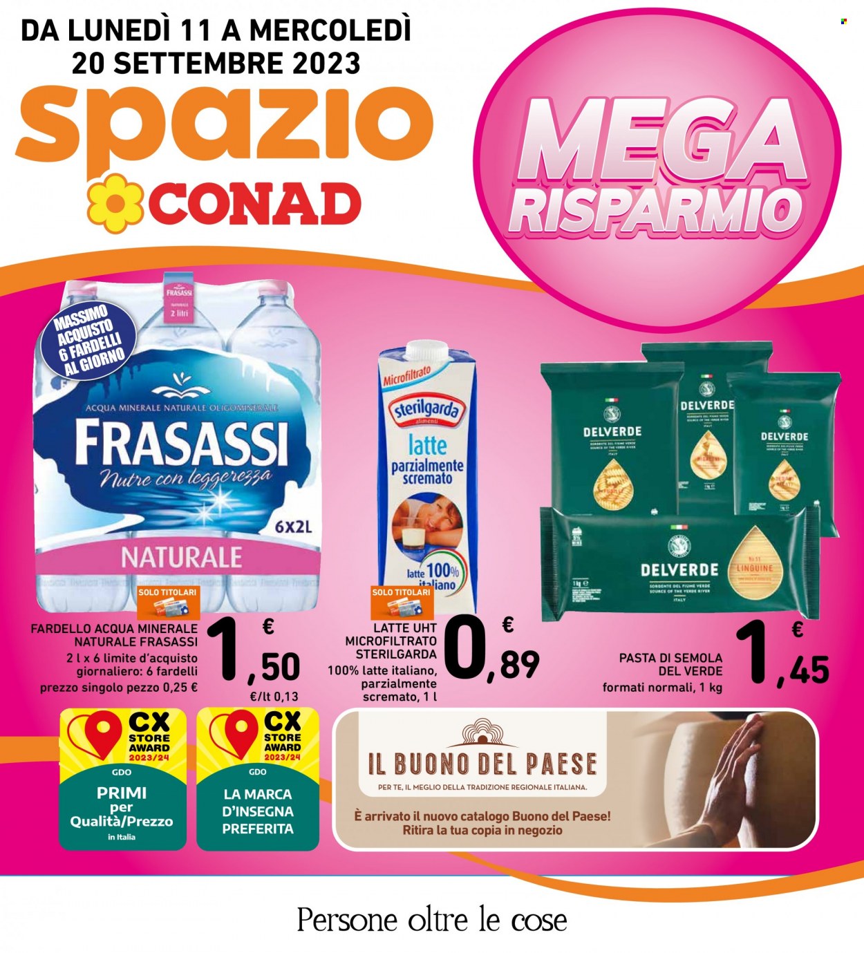 Volantino Spazio Conad - 11/9/2023 - 20/9/2023. Pagina 1