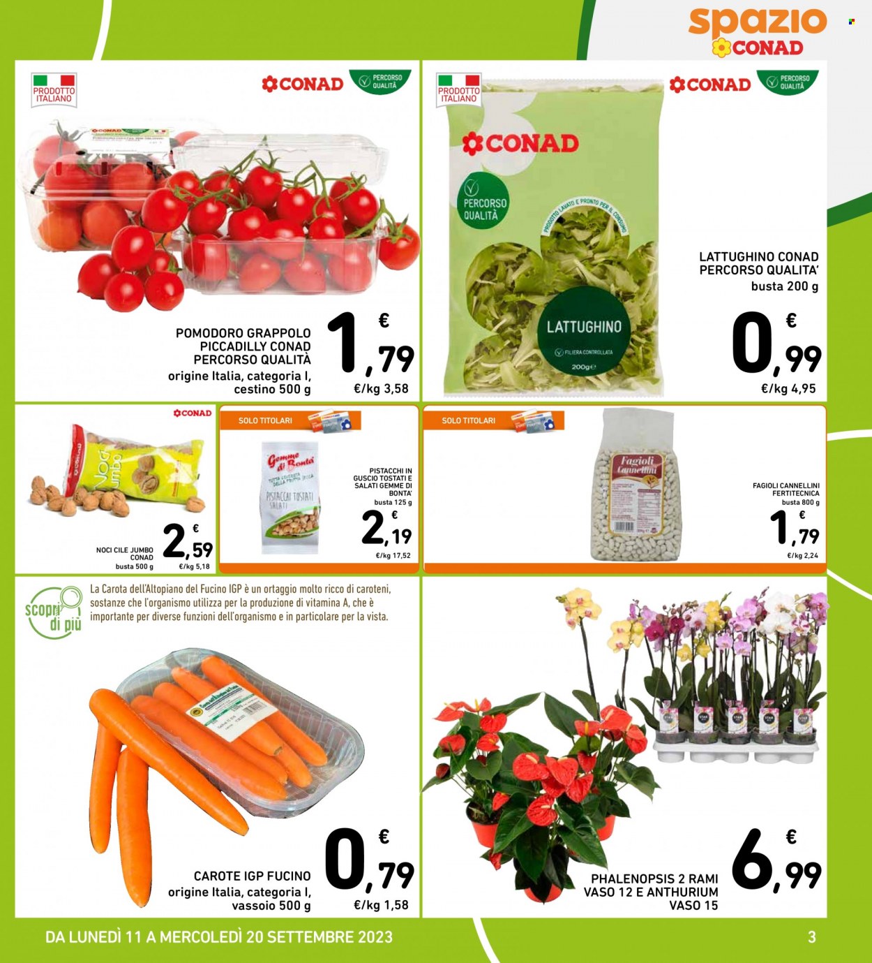 Volantino Spazio Conad - 11/9/2023 - 20/9/2023. Pagina 3