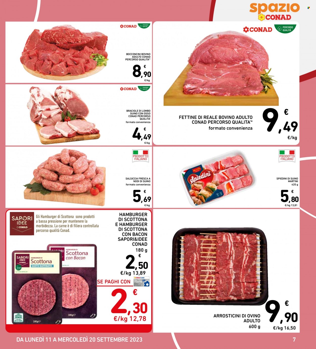 Volantino Spazio Conad - 11/9/2023 - 20/9/2023. Pagina 7