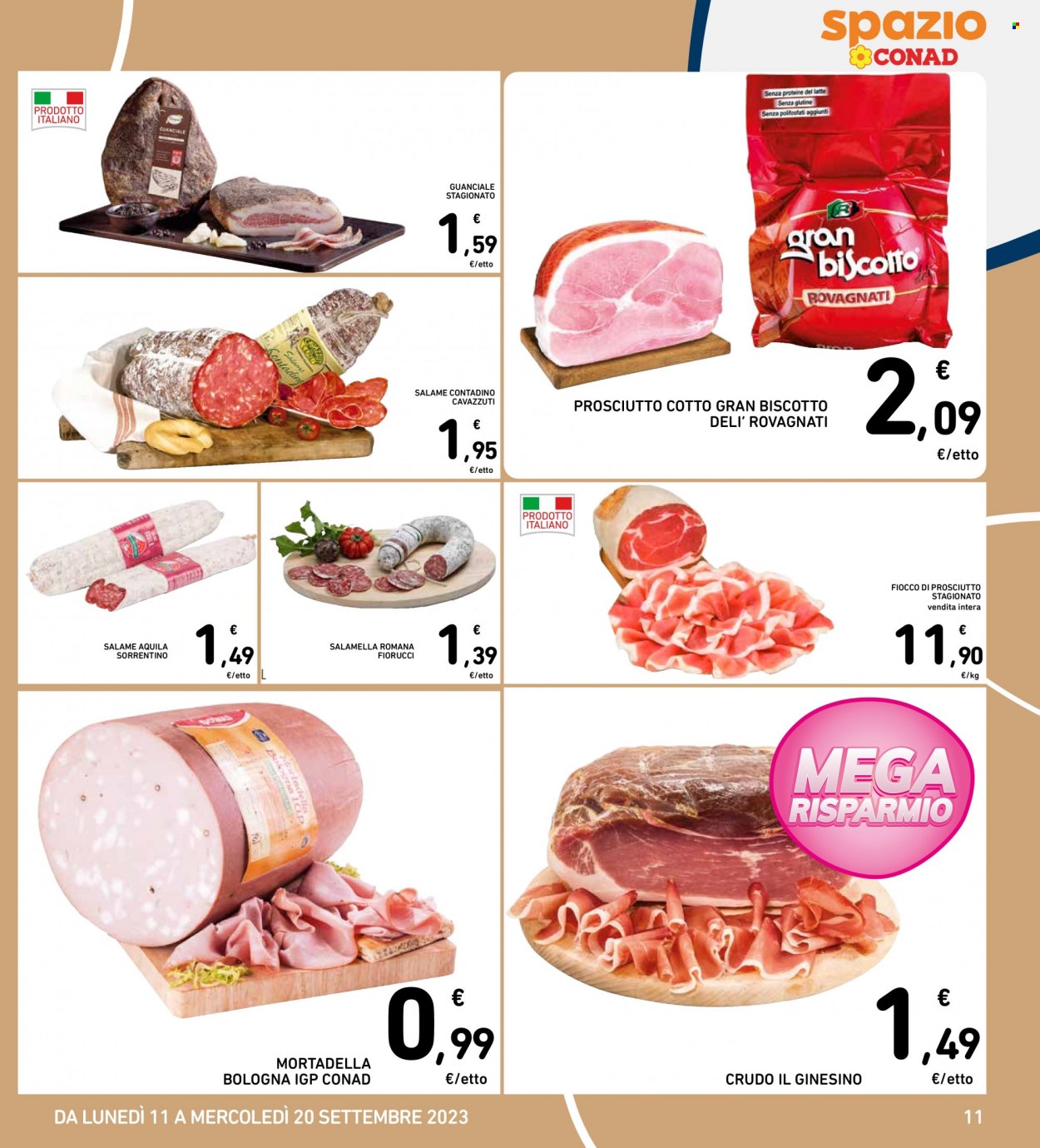 Volantino Spazio Conad - 11/9/2023 - 20/9/2023. Pagina 11