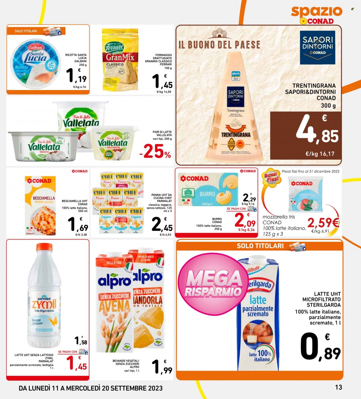 Volantino Spazio Conad - 11/9/2023 - 20/9/2023. Pagina 13