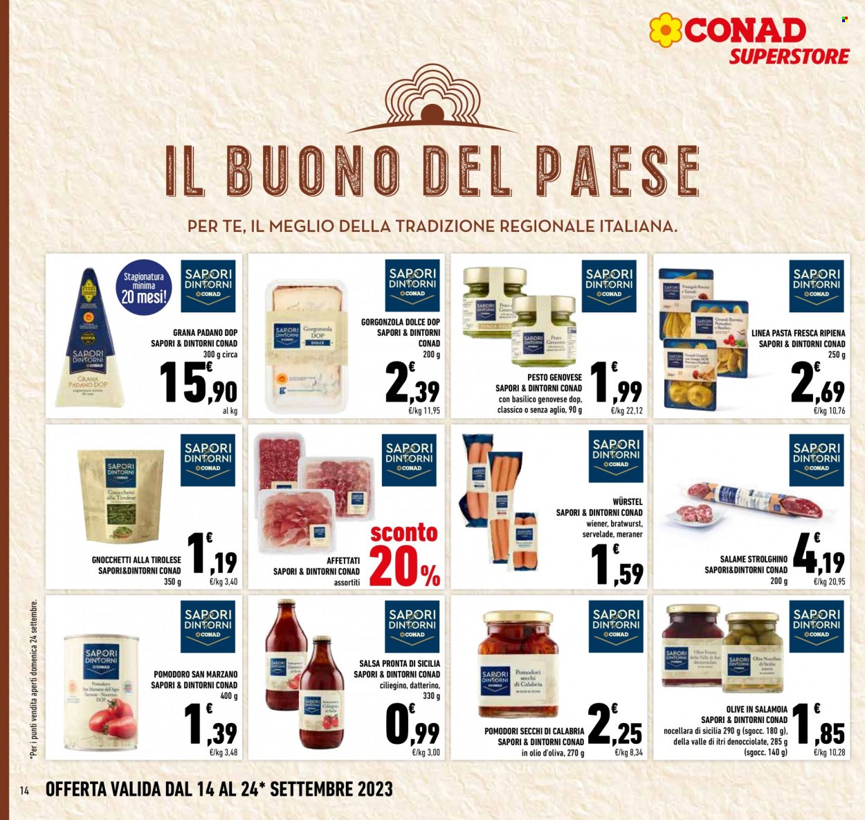 Volantino Conad Superstore - 14/9/2023 - 24/9/2023. Pagina 14