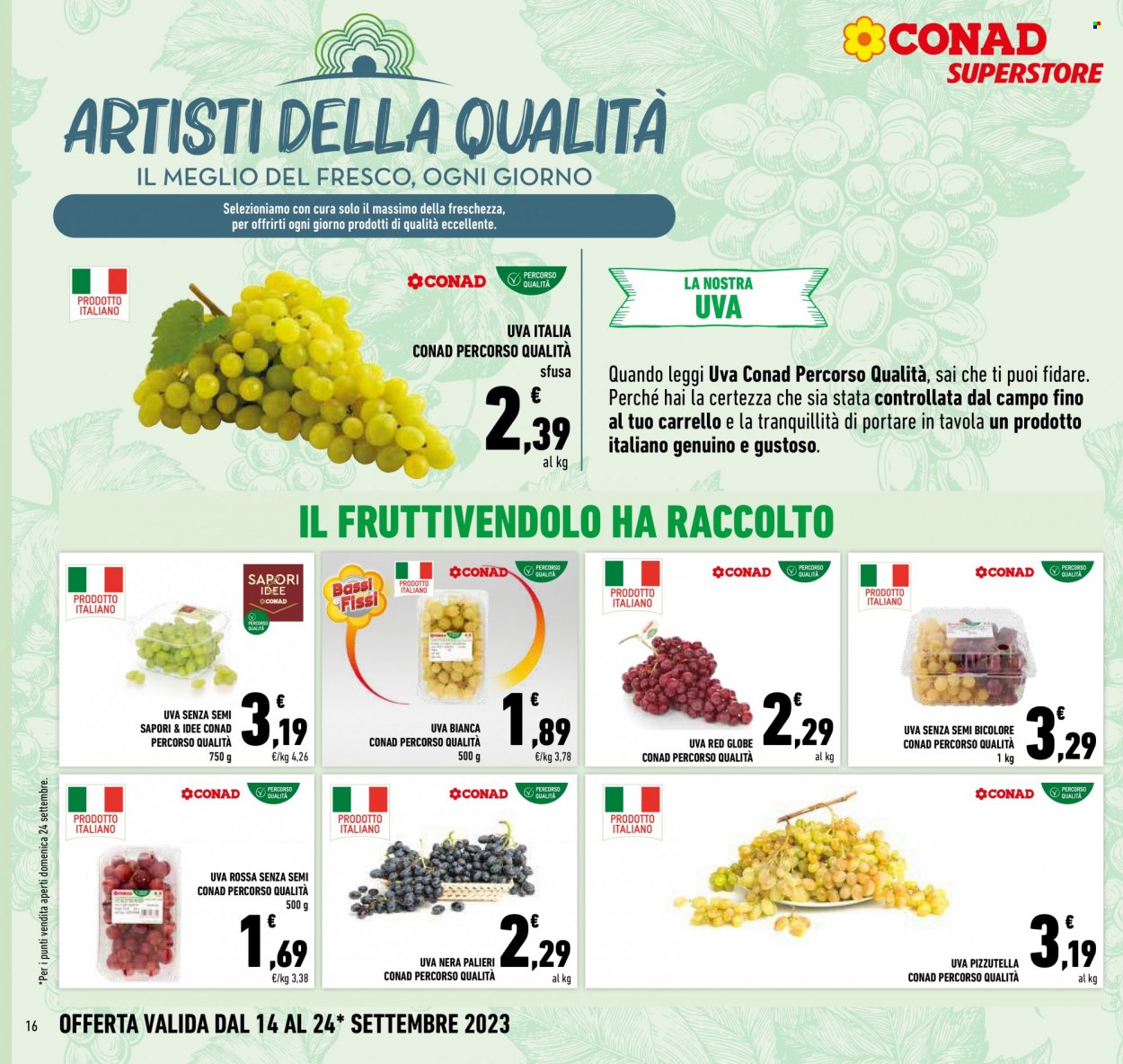 Volantino Conad Superstore - 14/9/2023 - 24/9/2023. Pagina 16