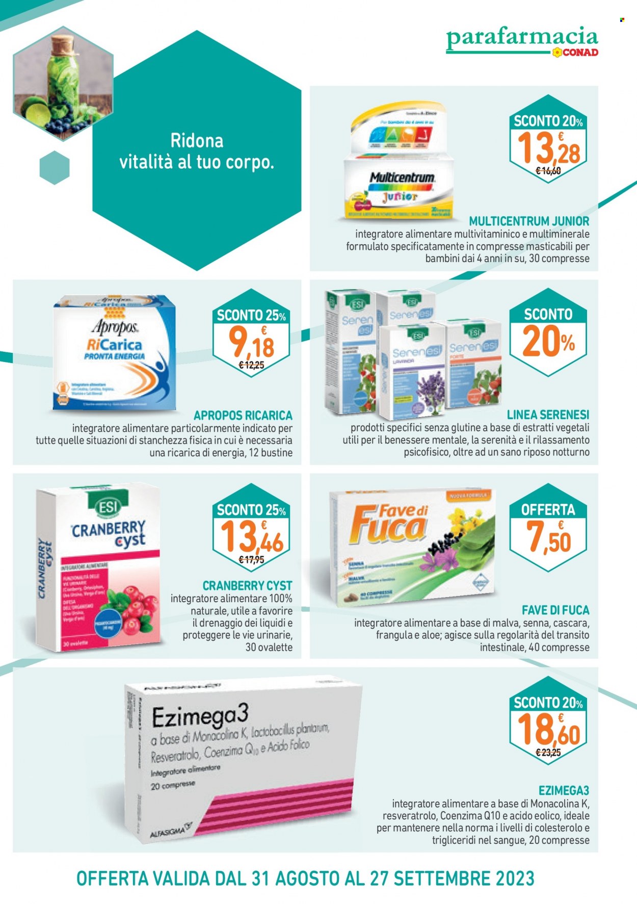 Volantino Conad - 31/8/2023 - 27/9/2023. Pagina 3