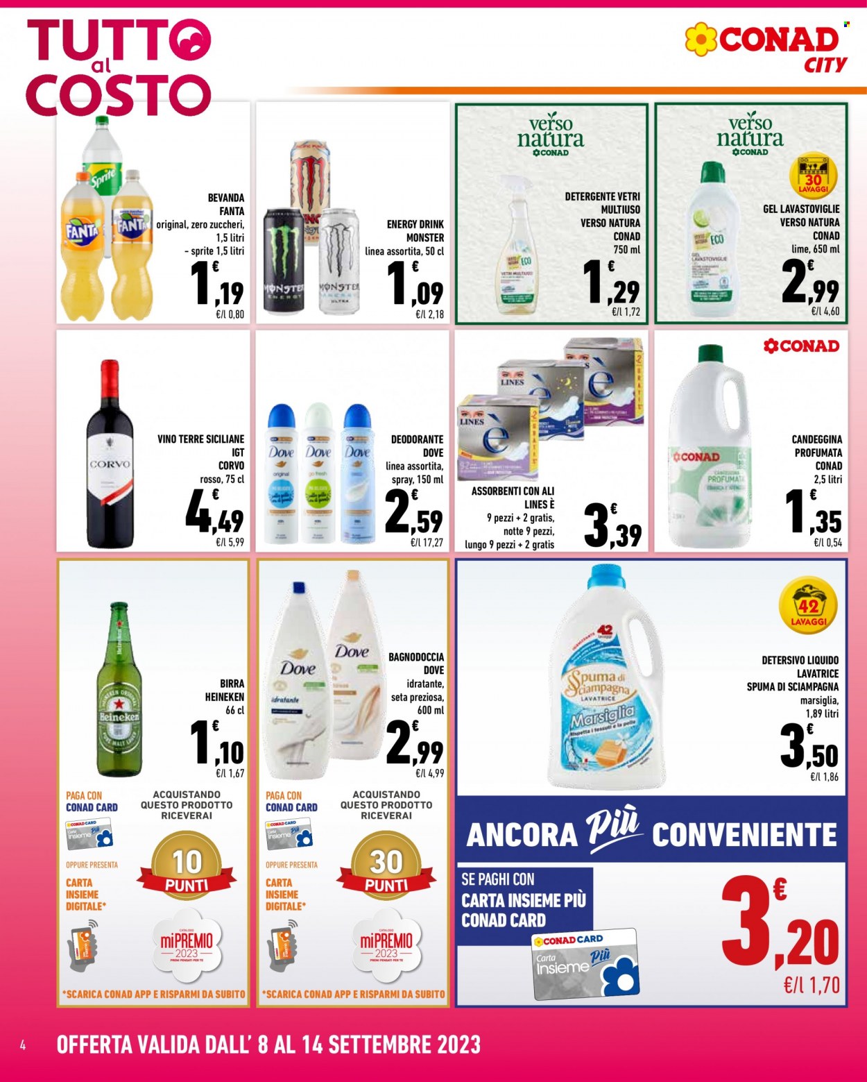 Volantino Conad City - 8/9/2023 - 14/9/2023. Pagina 4