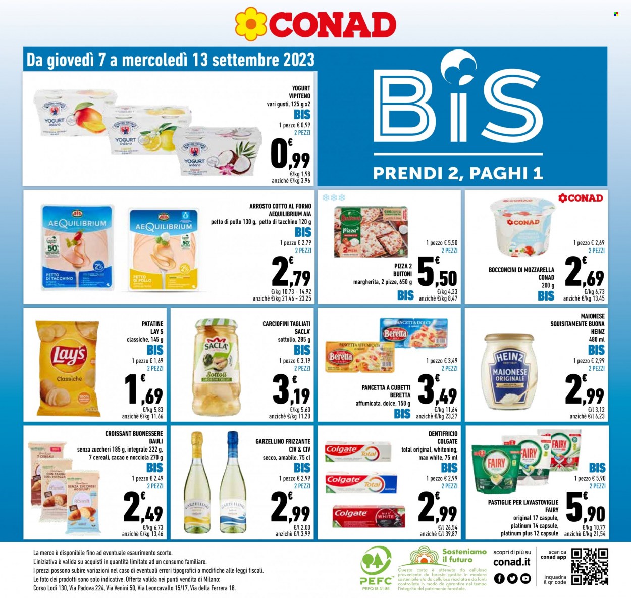 Volantino Conad - 7/9/2023 - 13/9/2023. Pagina 1