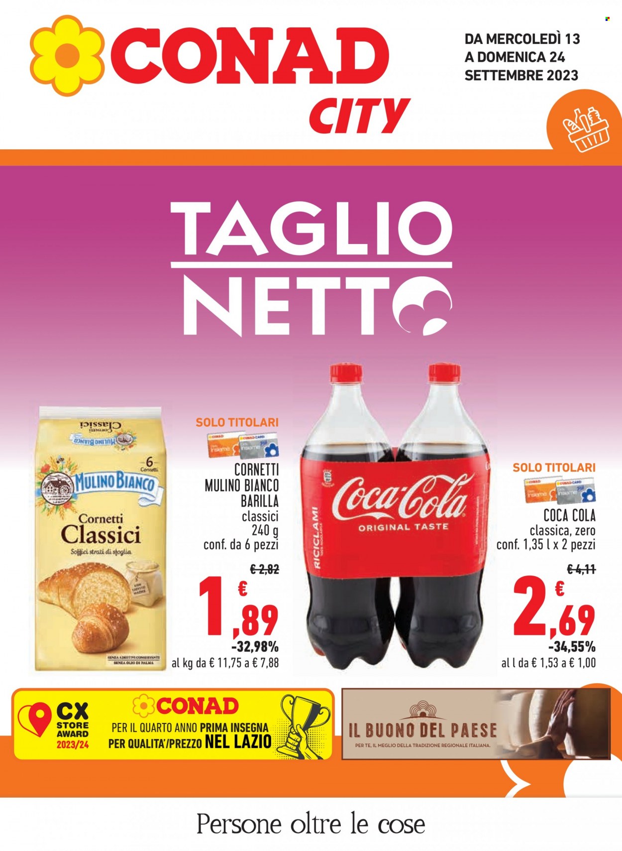 Volantino Conad City - 13/9/2023 - 24/9/2023. Pagina 1