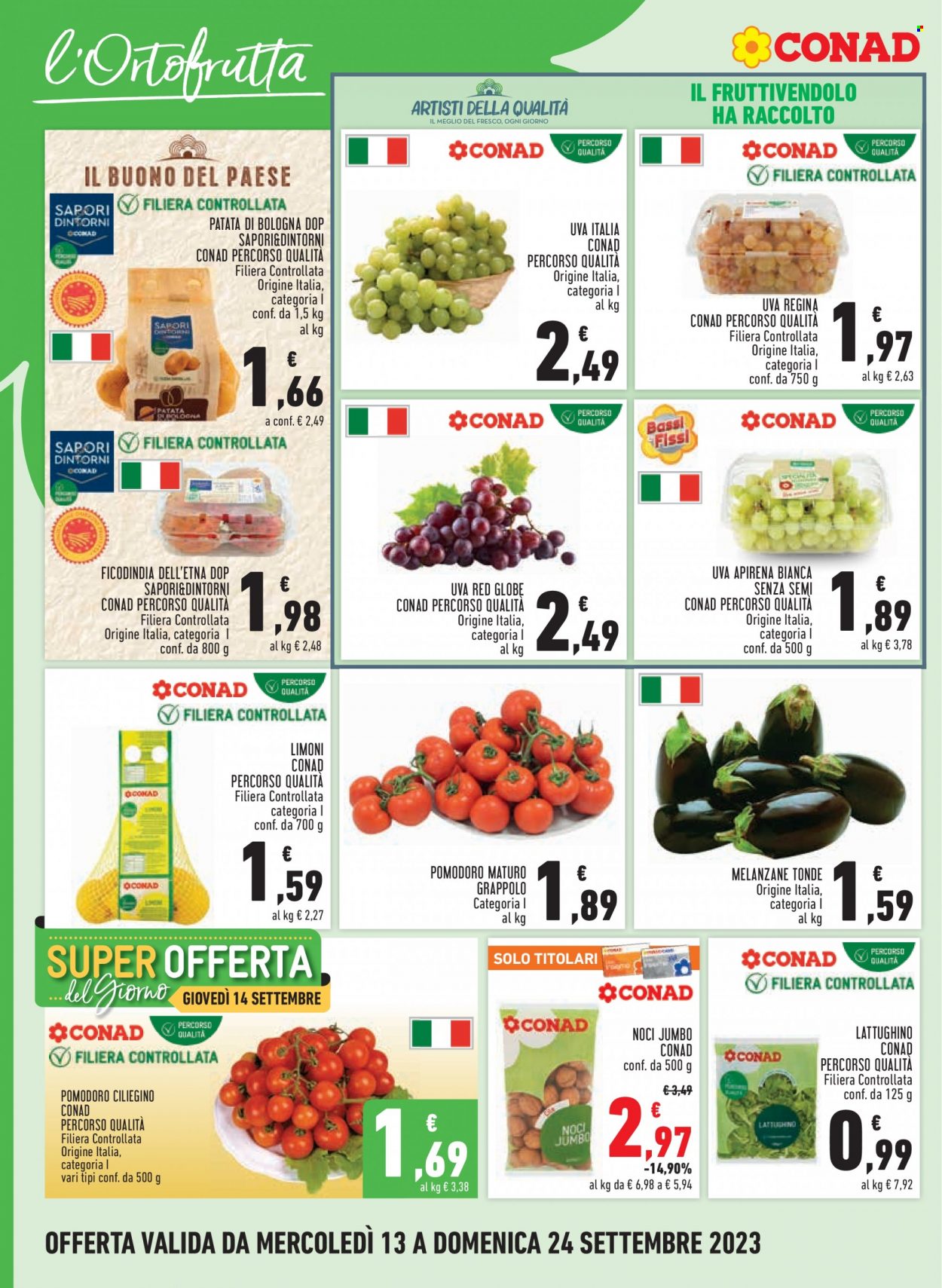 Volantino Conad City - 13/9/2023 - 24/9/2023. Pagina 4