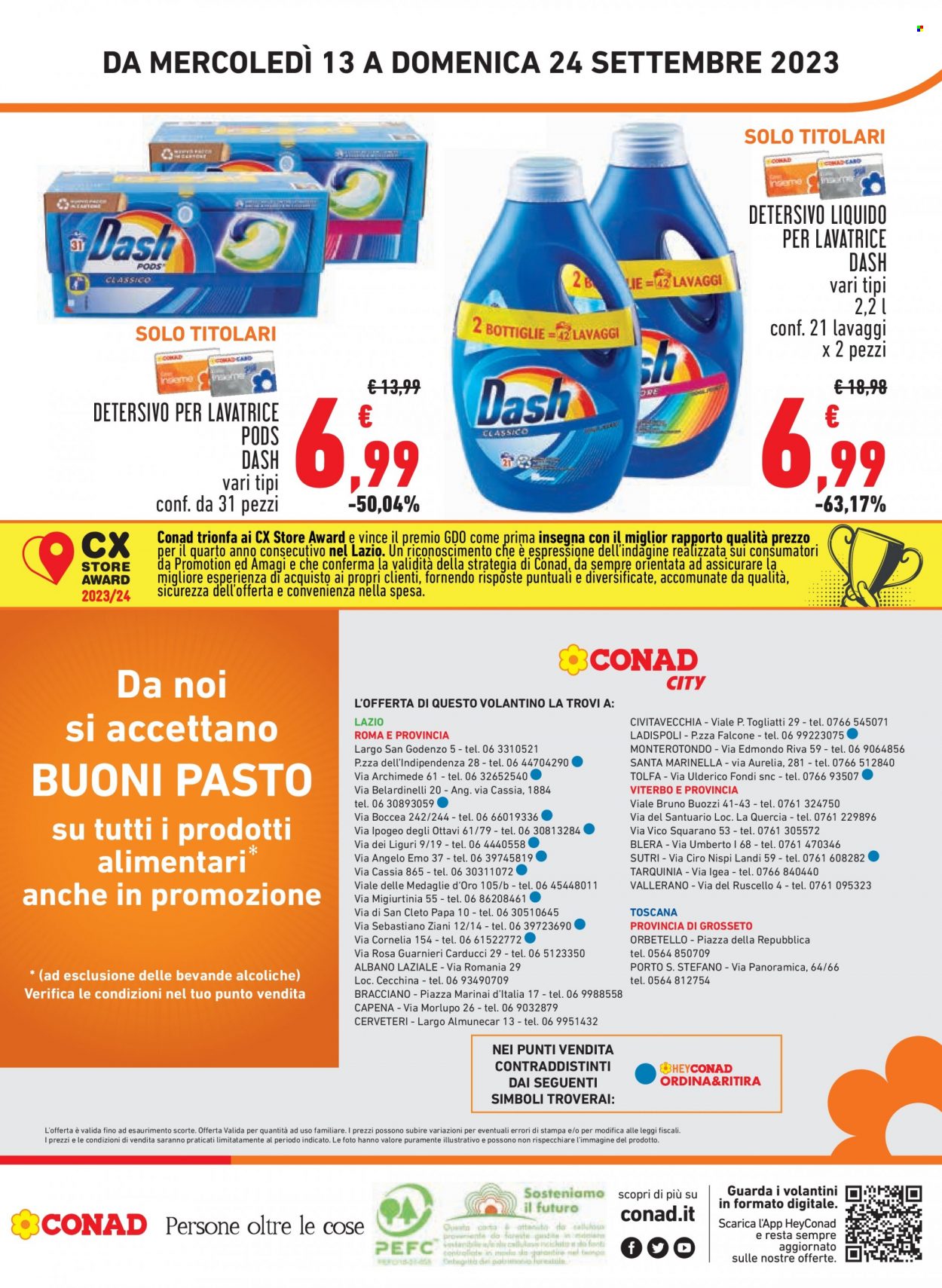 Volantino Conad City - 13/9/2023 - 24/9/2023. Pagina 16
