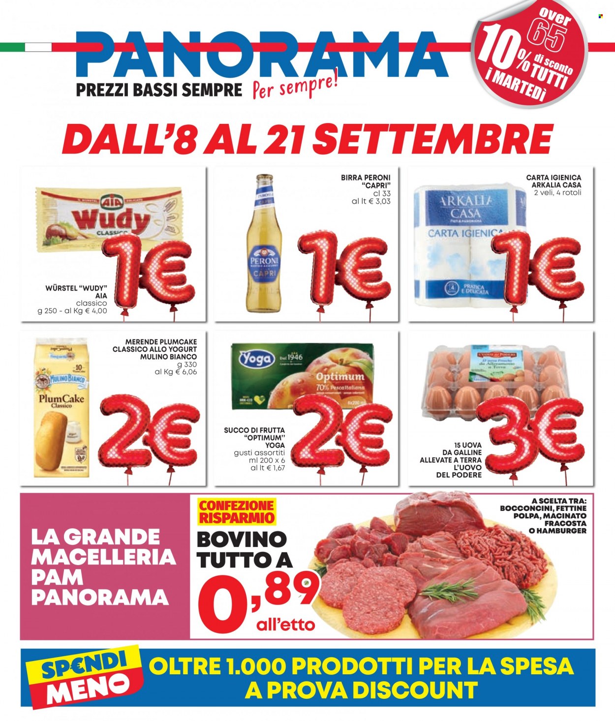 Volantino Panorama - 8/9/2023 - 21/9/2023. Pagina 1