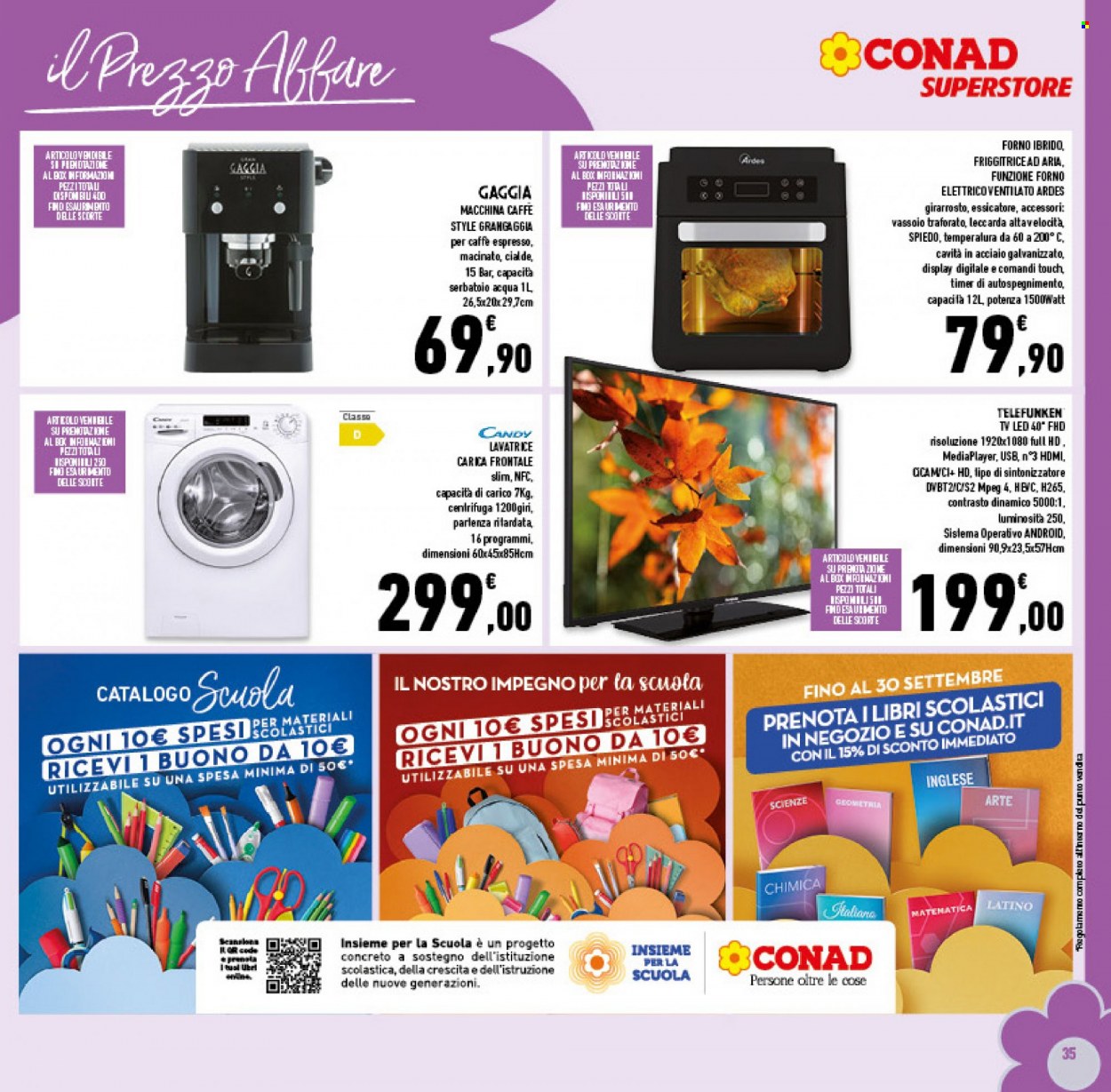 Volantino Conad Superstore - 13/9/2023 - 26/9/2023. Pagina 35
