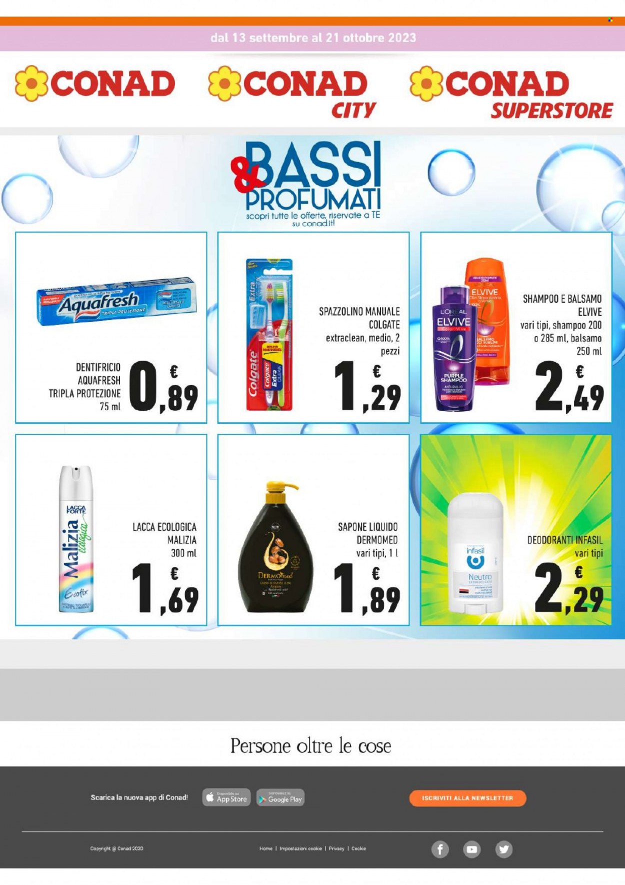 Leták Conad - 13.9.2023 - 21.10.2023. Strana 1