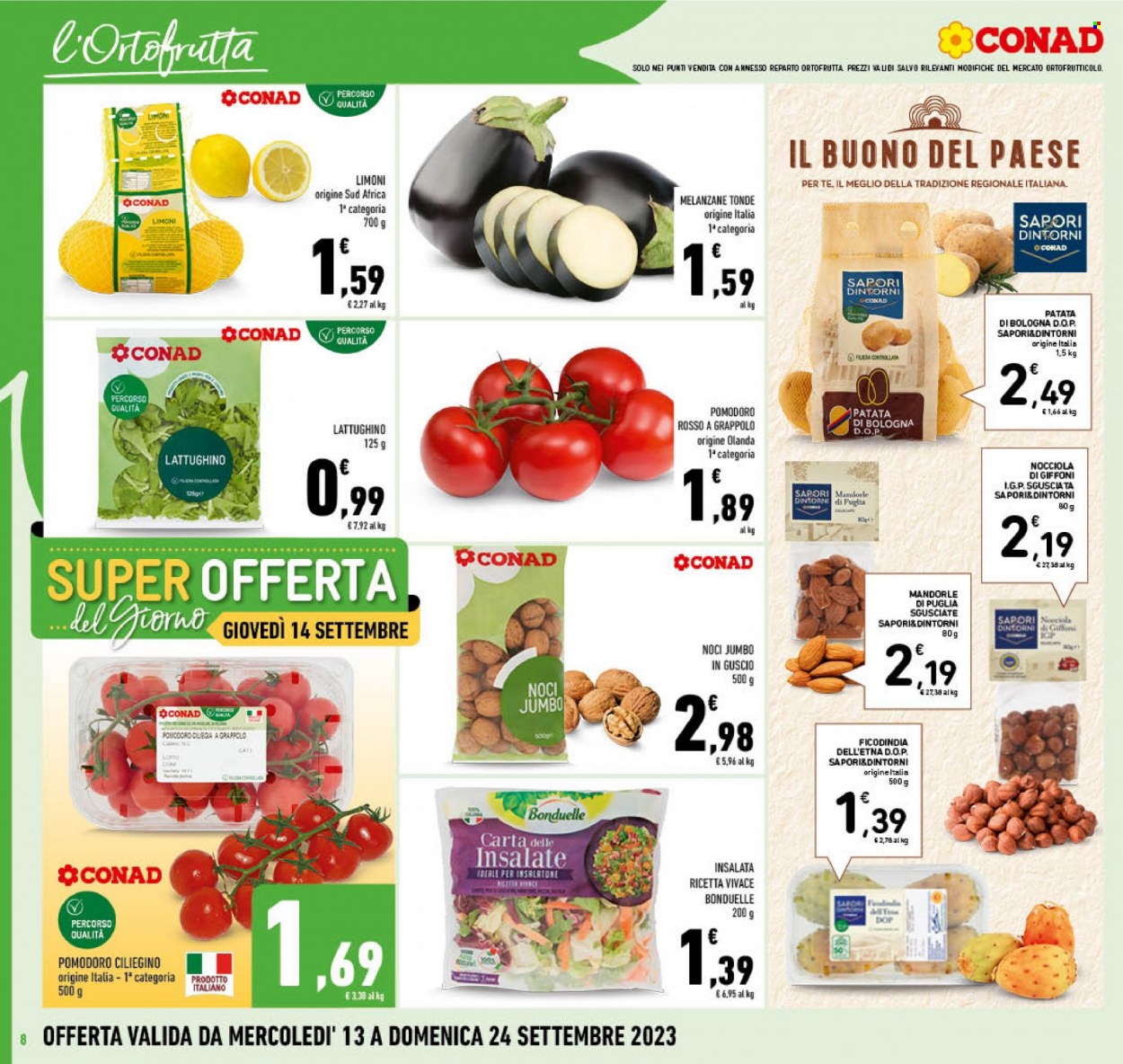 Volantino Conad - 13/9/2023 - 24/9/2023. Pagina 8