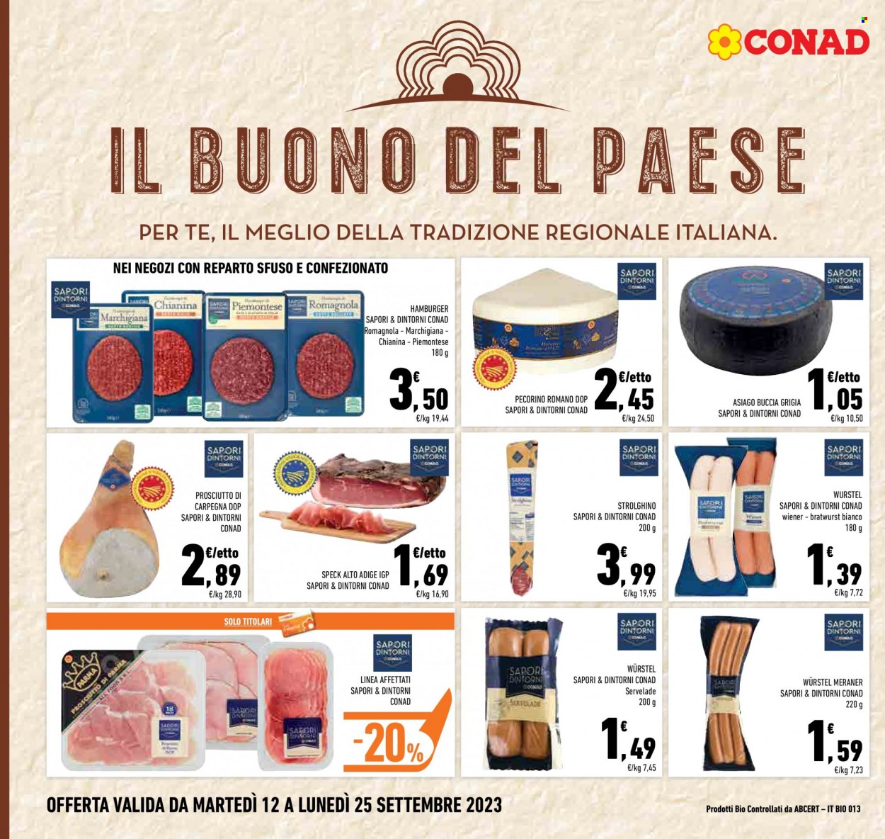Volantino Conad - 12/9/2023 - 25/9/2023. Pagina 2