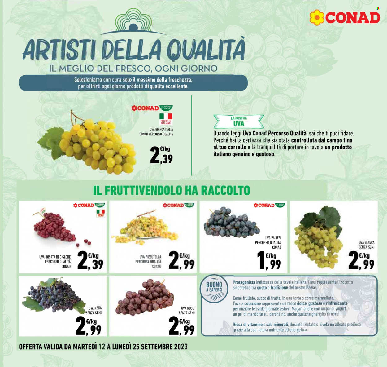 Volantino Conad - 12/9/2023 - 25/9/2023. Pagina 6
