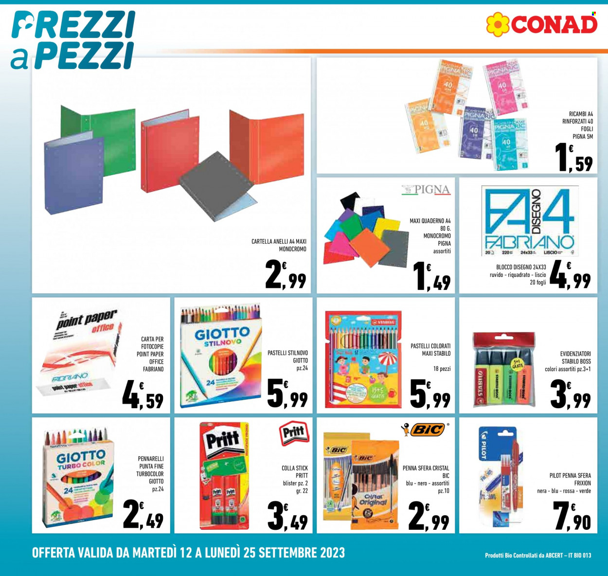 Volantino Conad - 12/9/2023 - 25/9/2023. Pagina 24