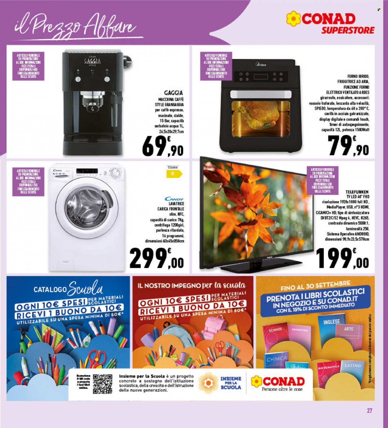 Volantino Conad Superstore - 13/9/2023 - 24/9/2023. Pagina 27