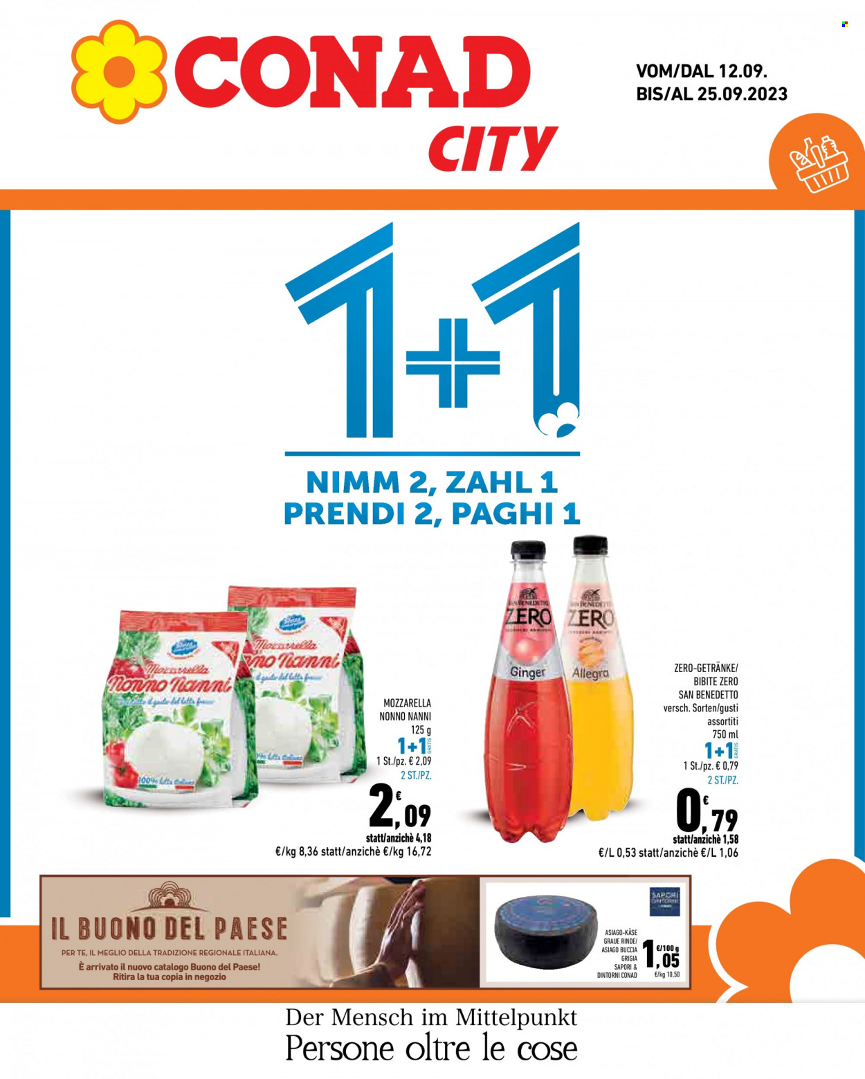 Volantino Conad City - 12/9/2023 - 25/9/2023. Pagina 1