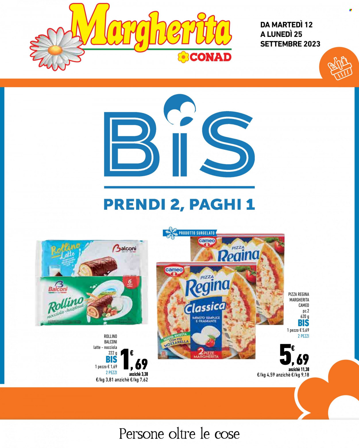 Volantino Margherita Conad - 12/9/2023 - 25/9/2023. Pagina 1