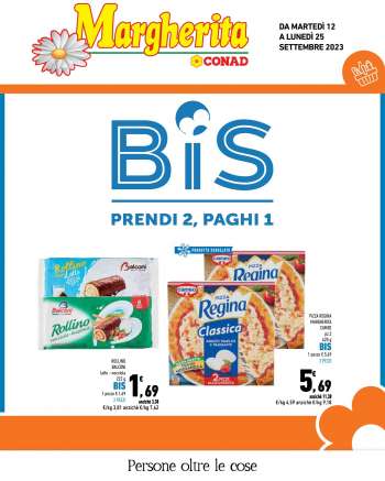 Volantino Margherita Conad - 12/9/2023 - 25/9/2023.