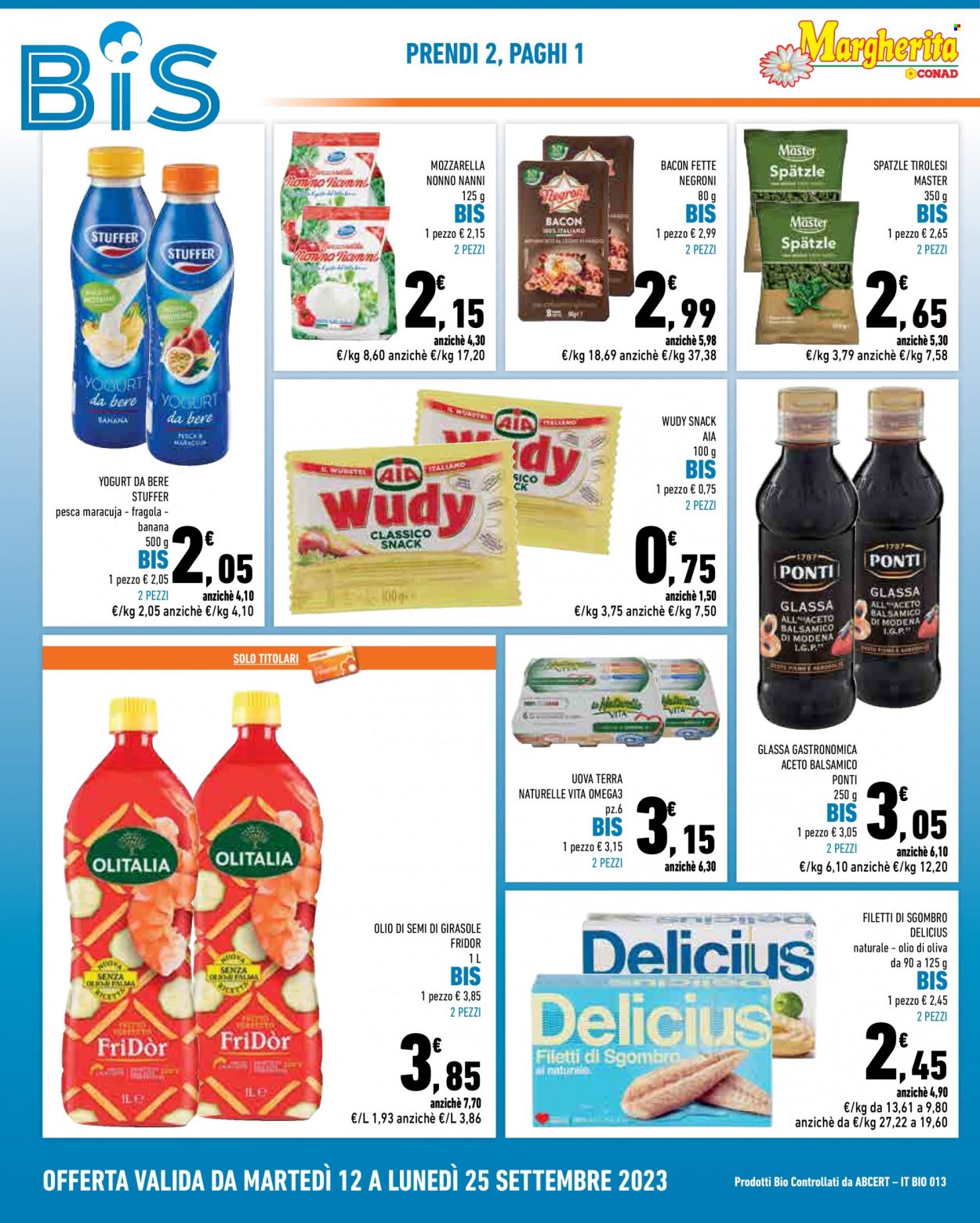 Volantino Margherita Conad - 12/9/2023 - 25/9/2023. Pagina 2