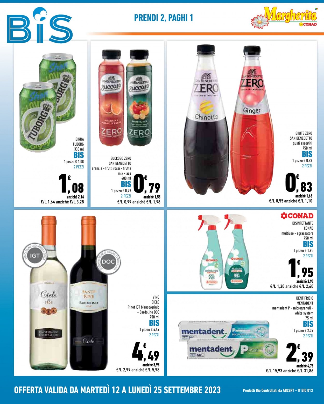 Leták Margherita Conad - 12.9.2023 - 25.9.2023. Strana 4