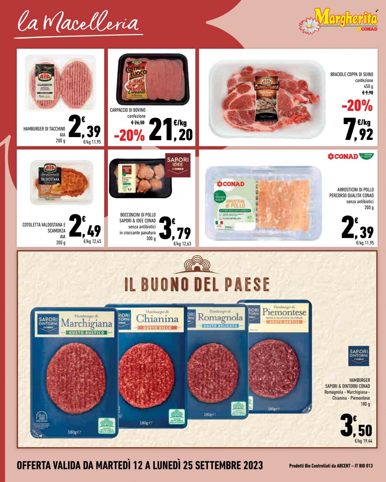 Volantino Margherita Conad - 12/9/2023 - 25/9/2023. Pagina 6