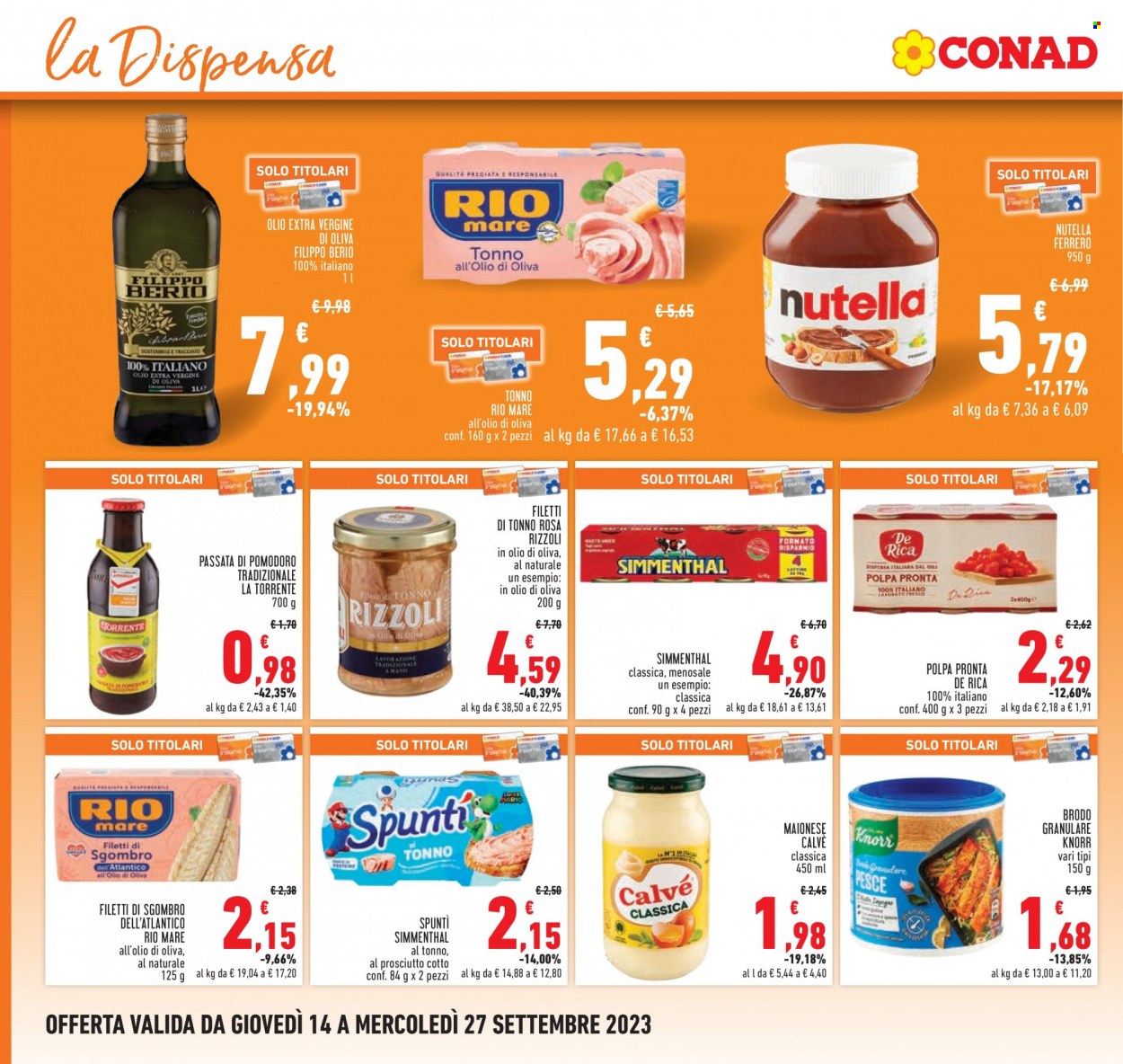 Volantino Conad - 14/9/2023 - 27/9/2023. Pagina 12