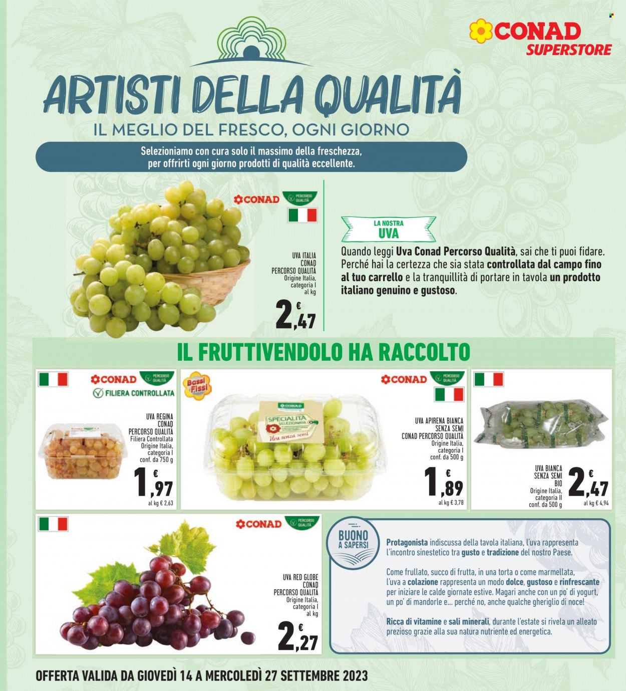 Volantino Conad Superstore - 14/9/2023 - 27/9/2023. Pagina 6