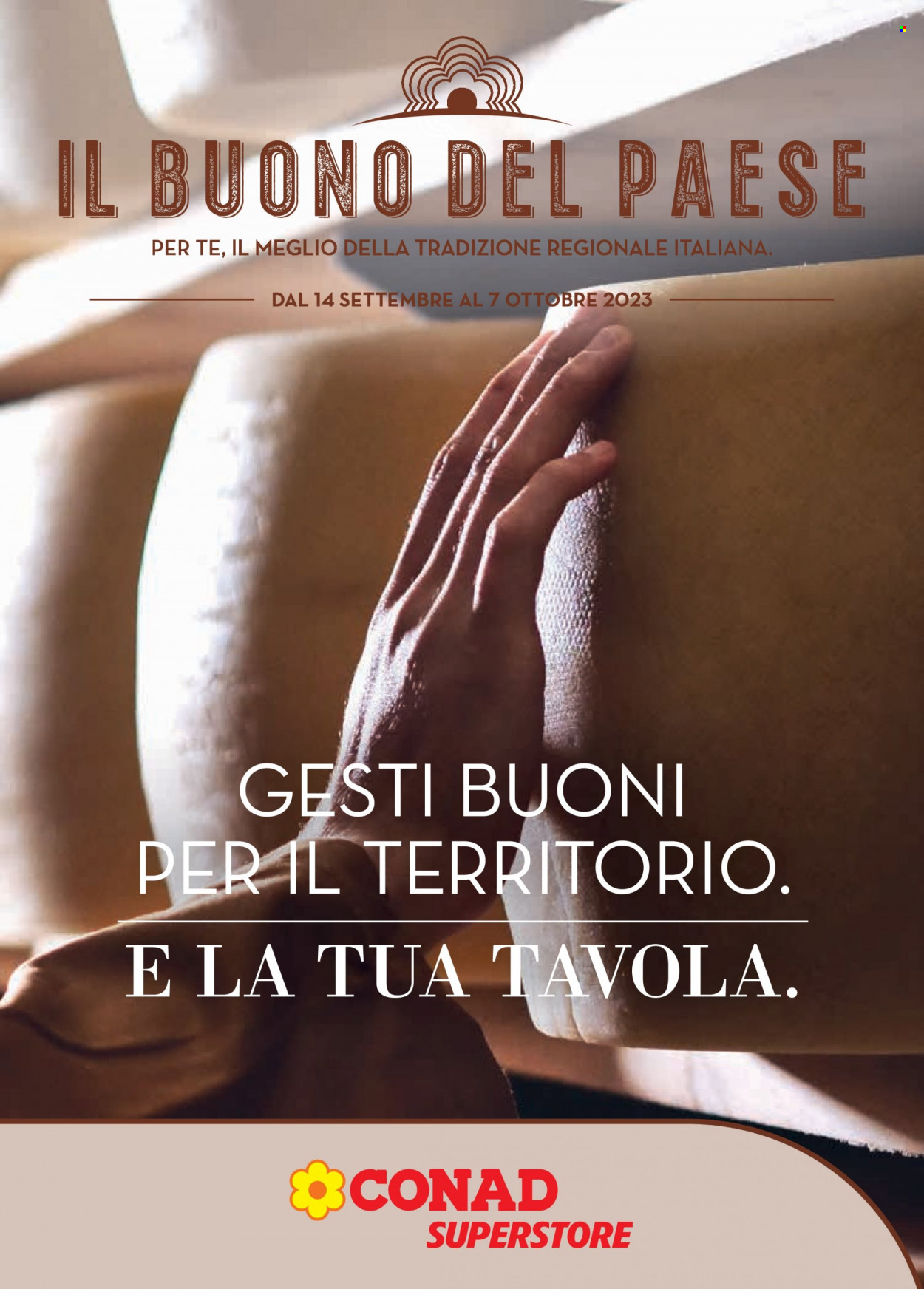 Volantino Conad Superstore - 14/9/2023 - 7/10/2023. Pagina 1