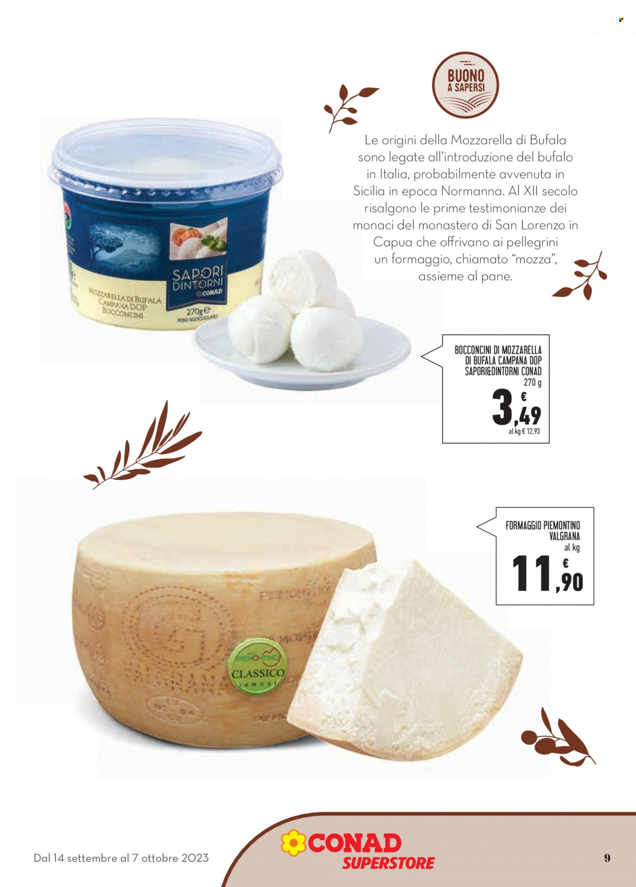 Volantino Conad Superstore - 14/9/2023 - 7/10/2023. Pagina 9