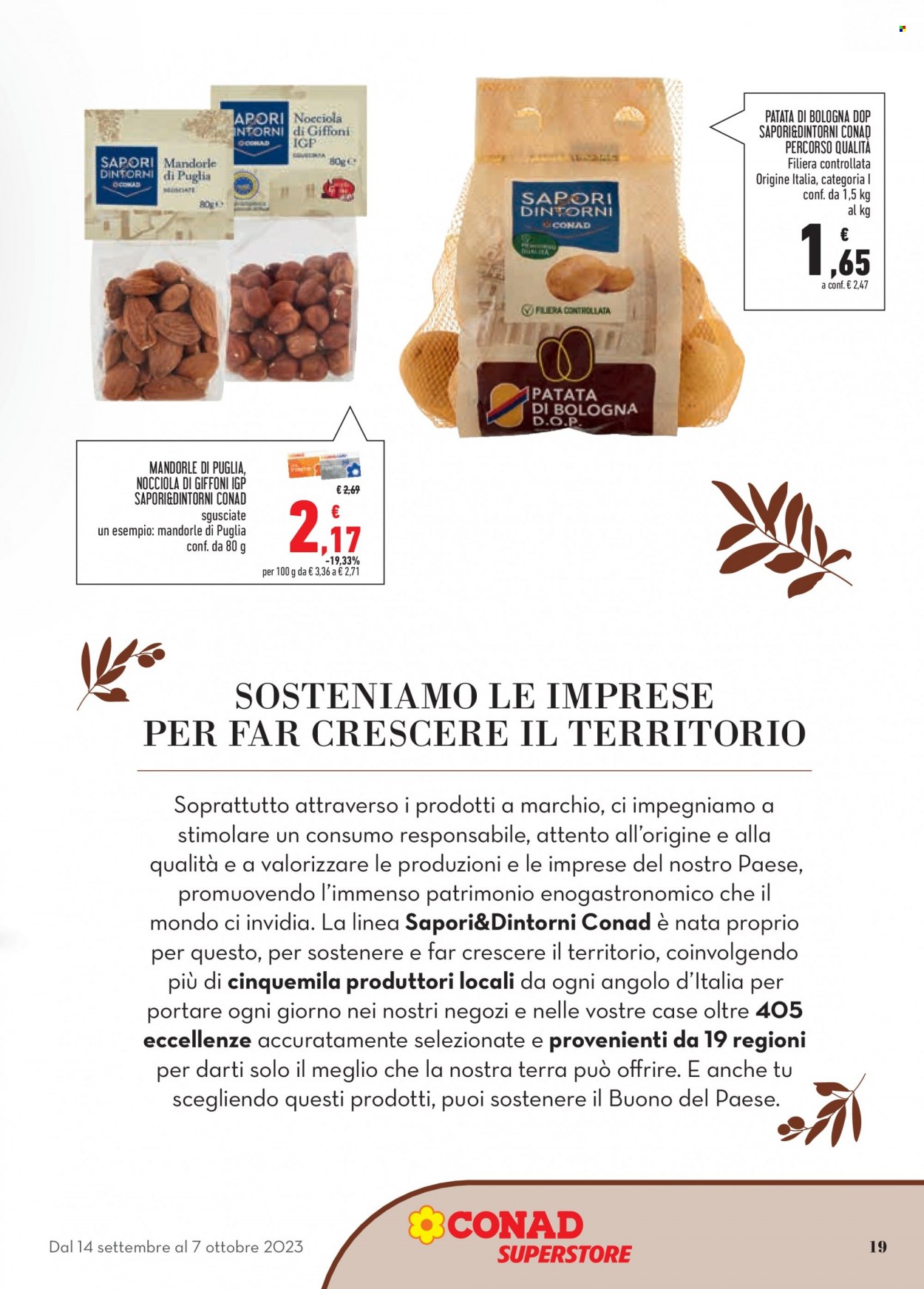 Volantino Conad Superstore - 14/9/2023 - 7/10/2023. Pagina 19