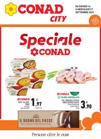 Volantino Conad City - 14/9/2023 - 27/9/2023.