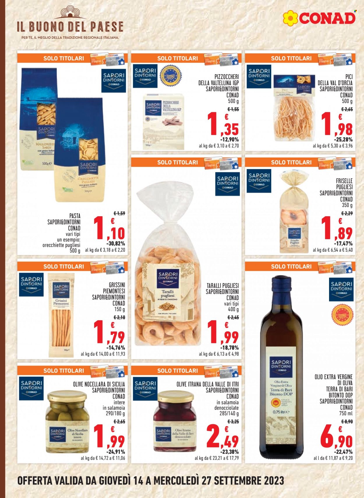 Volantino Conad City - 14/9/2023 - 27/9/2023. Pagina 8