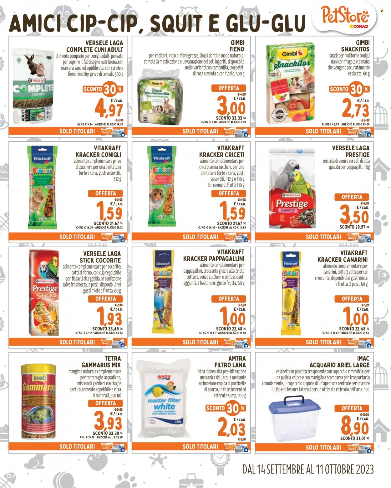 Volantino Pet Store Conad - 14/9/2023 - 11/10/2023. Pagina 7