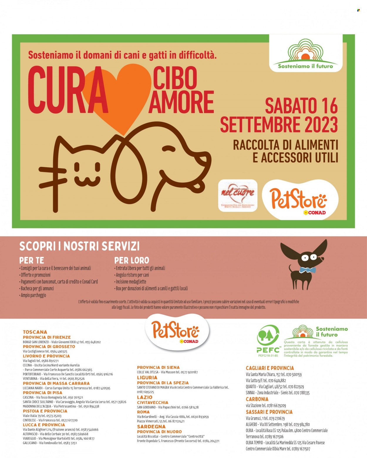 Volantino Pet Store Conad - 14/9/2023 - 11/10/2023. Pagina 8
