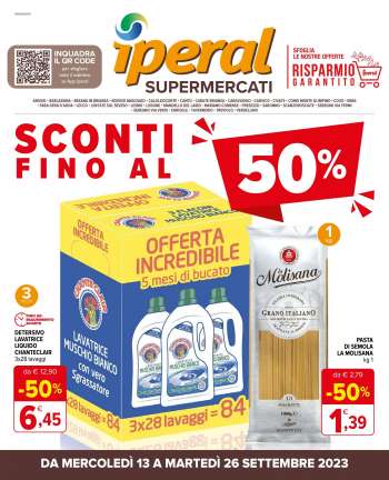Volantino Iperal - 13/9/2023 - 26/9/2023.