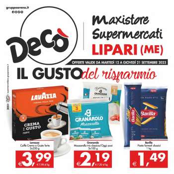 Volantino Deco - 12/9/2023 - 21/9/2023.