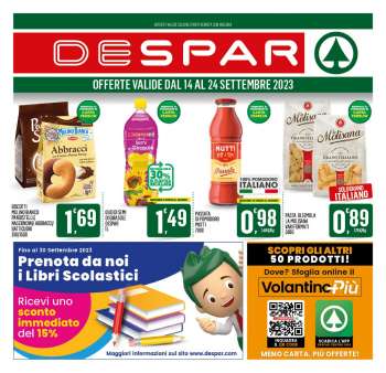 Volantino Despar - 14/9/2023 - 24/9/2023.