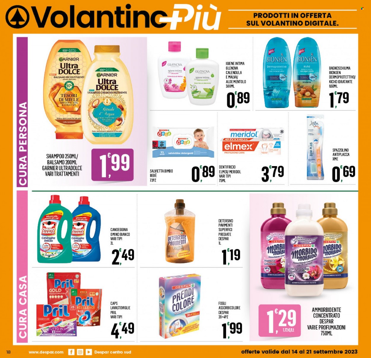 Volantino Despar - 14/9/2023 - 24/9/2023. Pagina 18