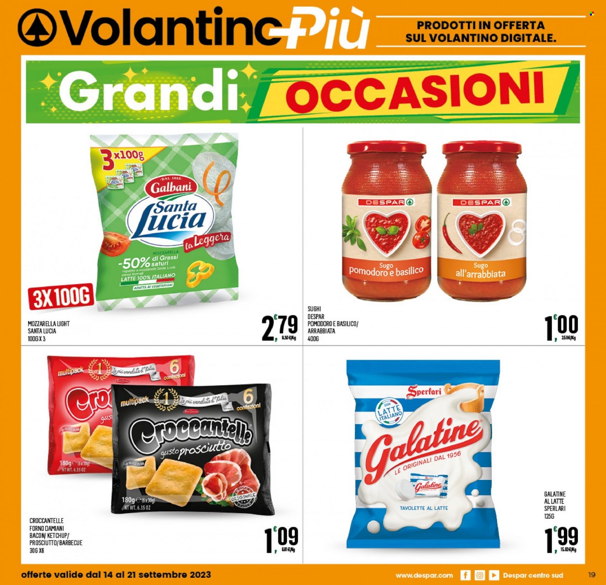 Volantino Despar - 14/9/2023 - 24/9/2023. Pagina 19
