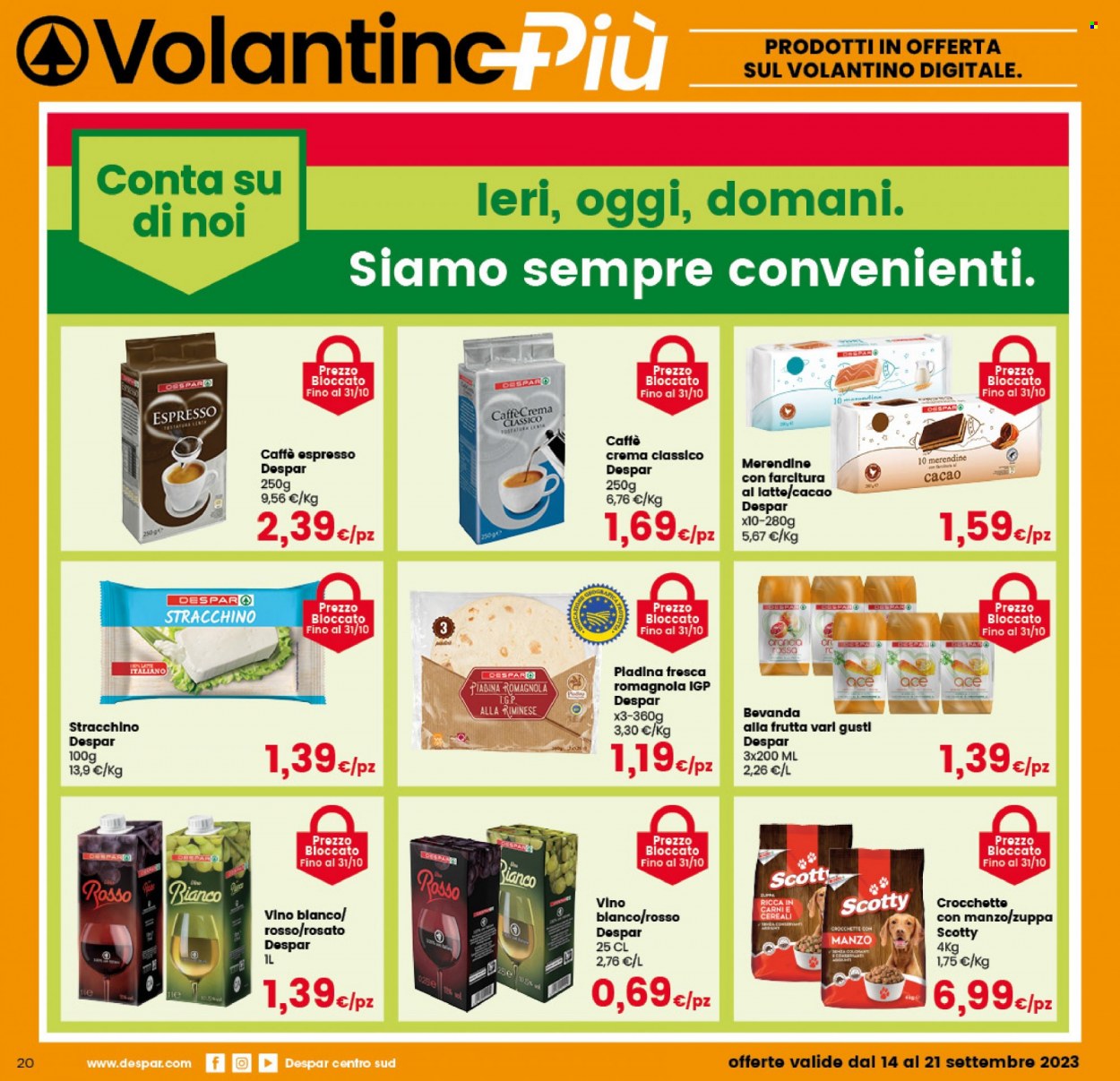 Volantino Despar - 14/9/2023 - 24/9/2023. Pagina 20