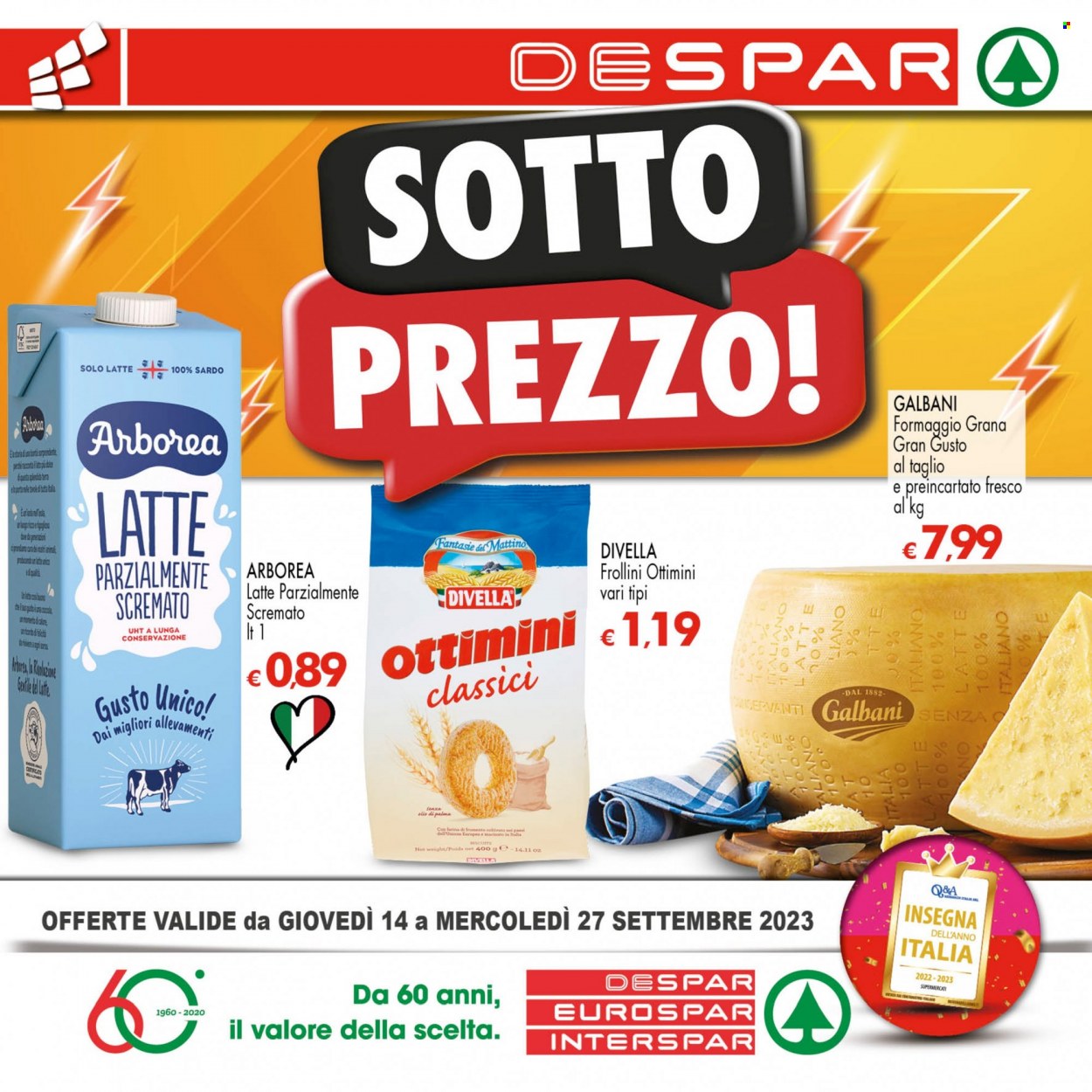 Volantino Despar - 14/9/2023 - 27/9/2023. Pagina 1