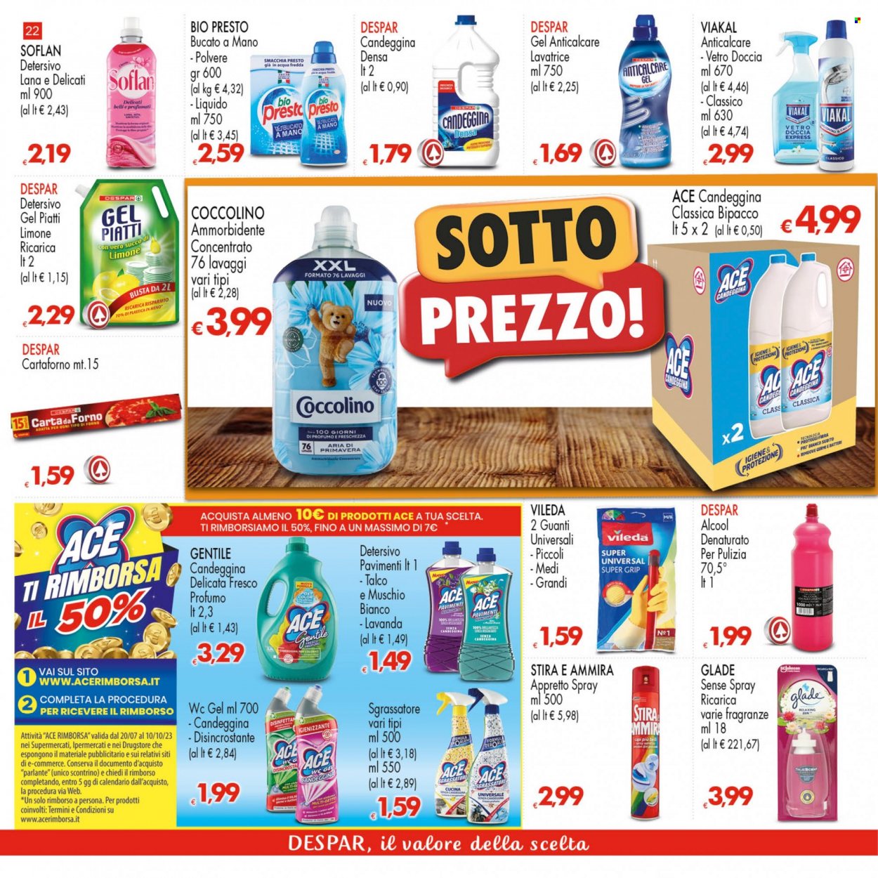 Volantino Despar - 14/9/2023 - 27/9/2023. Pagina 22