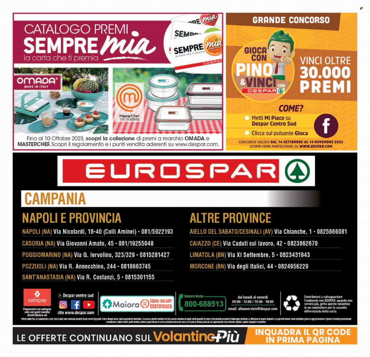 Volantino Eurospar - 14/9/2023 - 24/9/2023. Pagina 12