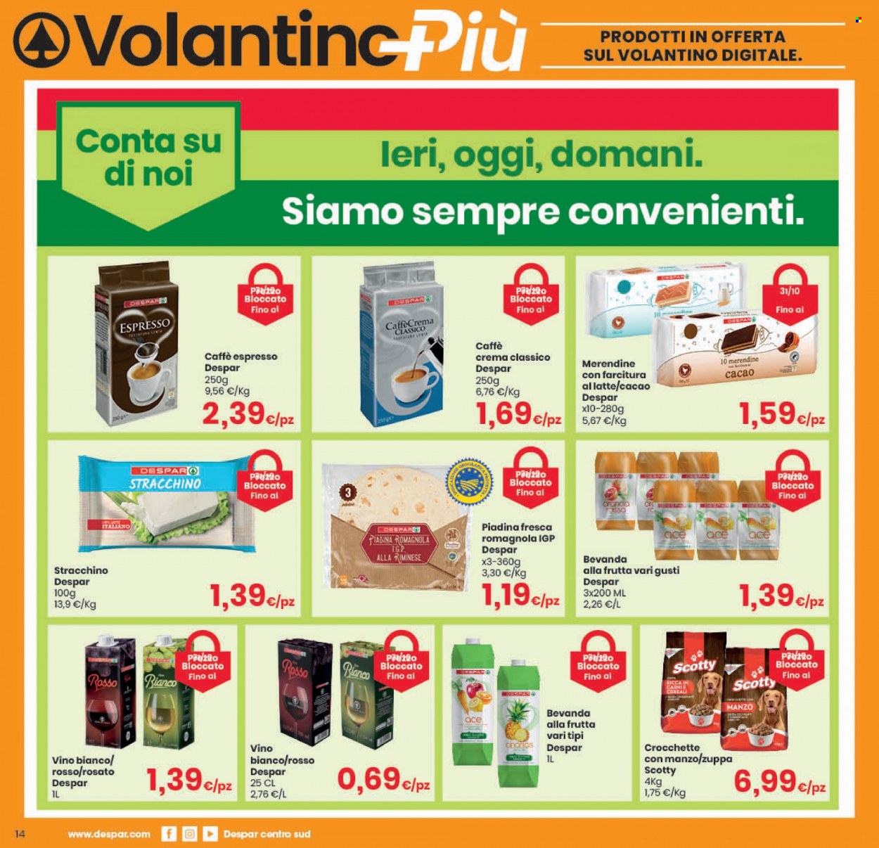 Volantino Eurospar - 14/9/2023 - 24/9/2023. Pagina 14