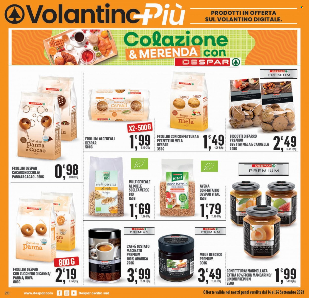 Volantino Eurospar - 14/9/2023 - 24/9/2023. Pagina 20