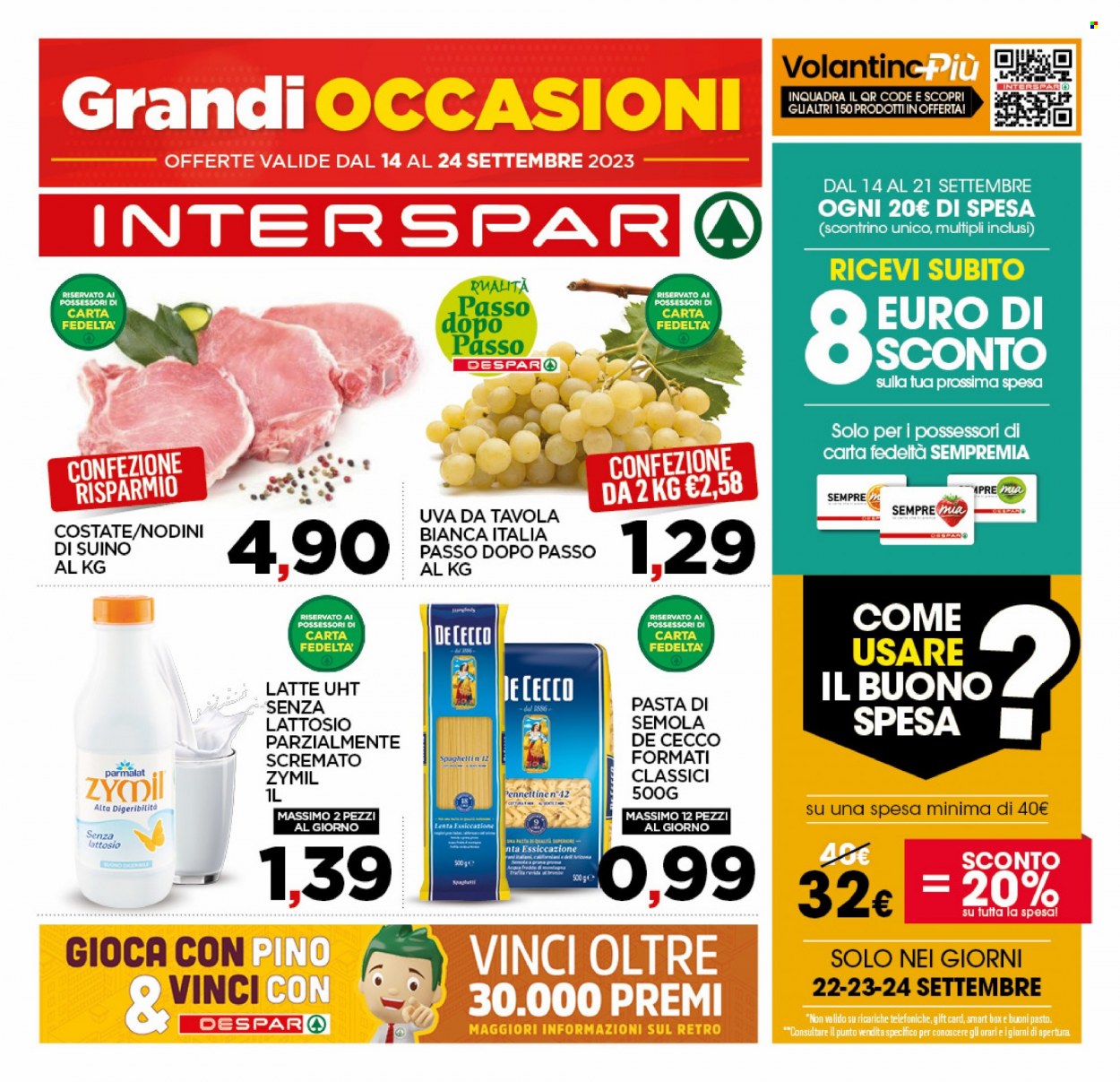 Volantino Interspar - 14/9/2023 - 24/9/2023. Pagina 1
