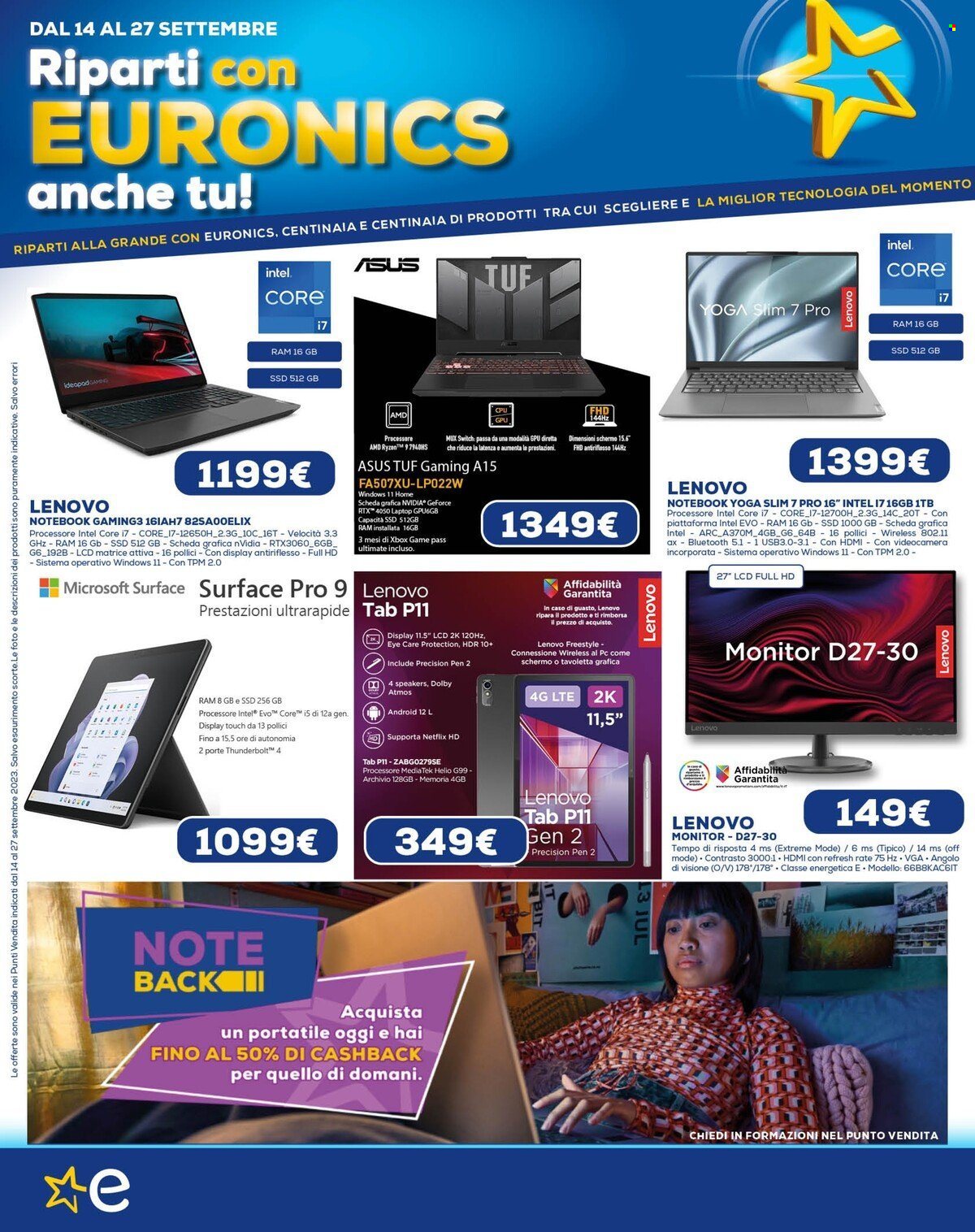 Volantino Euronics - 14/9/2023 - 27/9/2023. Pagina 8